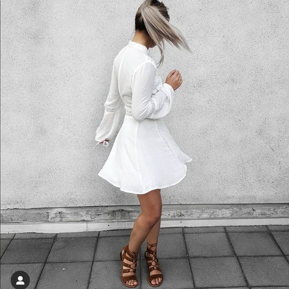 Windsor Store White Lace Tunic ☁️ size L - Picture 3 of 11